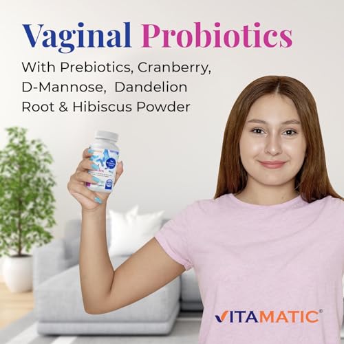 Vitamatic Vaginal Probiotics 20 Billions for Women pH Balance & Odor Control - AB Mystery