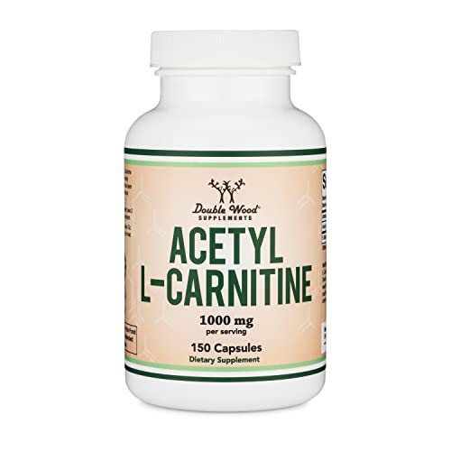 Acetyl L-Carnitine 1,000mg Per Serving, 150 Capsules (ALCAR for Brain Function Support - AB Mystery