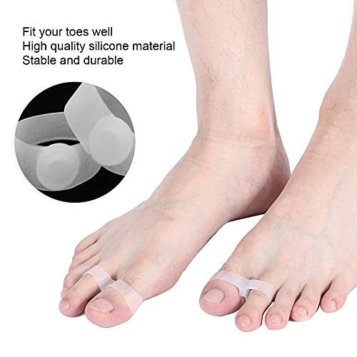 2Pcs Slimming Silicone Foot Massage Magnetic Toe Ring Magnetic Slimming Toe Rings - AB Mystery