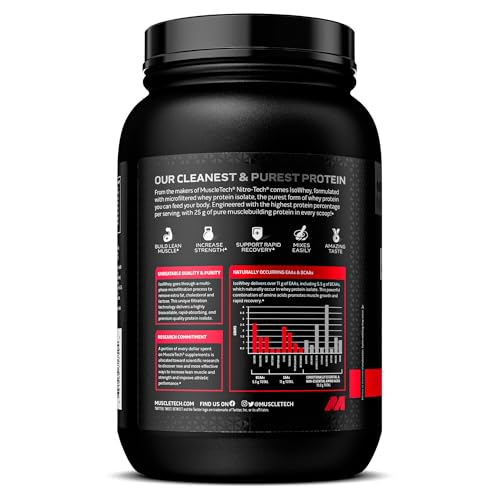 MuscleTech | IsoWhey | Whey Protein Isolate Powder| Muscle Builder for Men & Women - AB Mystery