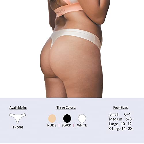 to-Go Panty Kit Includes 4 Items Seamless Thong Underwear Fresh Wipe Pantyliner & Washbag Travel - AB Mystery