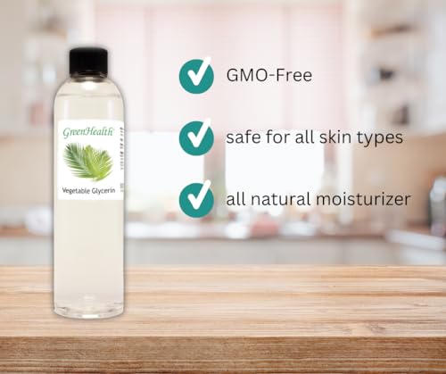 Vegetable Glycerine - 100% Pure, Cold Pressed - 32 fl oz - GreenHealth - AB Mystery