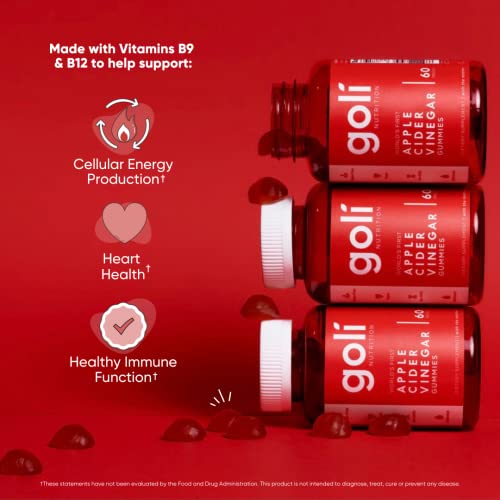 Goli Nutritional Supplement, Apple Cider Vinegar Gummy Vitamins - 300 Count - Vitamins B - AB Mystery