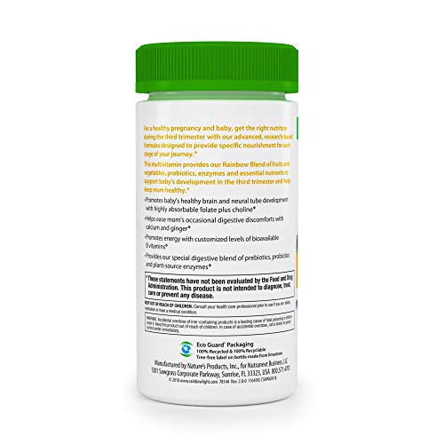 Rainbow Light Vibrance Trimester 3 Prenatal Multivitamin – 60 Count Rainbow Light