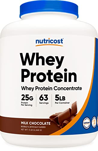 Nutricost Whey Protein Concentrate (Chocolate) 5LBS - AB Mystery