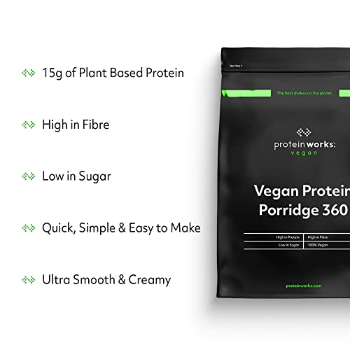Protein Works - Vegan Protein Porridge 360 | High Protein Breakfast | Plant-Based | Chocolate | 450g THE PROTEIN WORKS