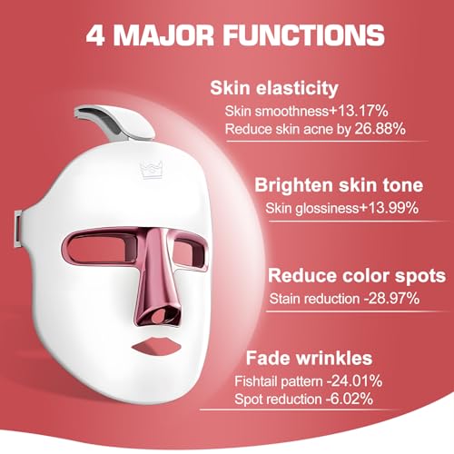 Red Light Therapy M-Ask Red Light Facial M-Ask Red Light Therapy for Face 7-1 Colors Light for Face Home Use - AB Mystery