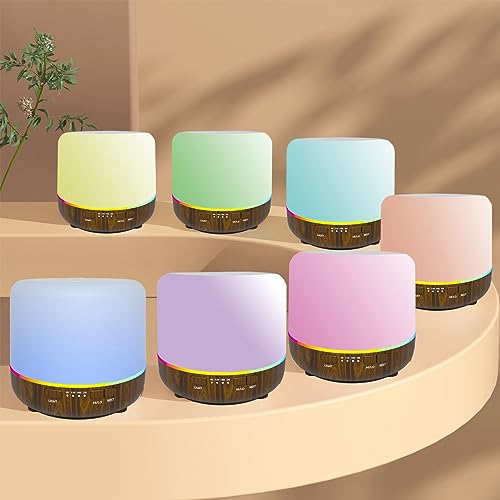 Scent Essential Oil Diffuser 2 Pack Max 200 ML Ultrasonic Cool Mist Humidifiers and Aromatherapy - AB Mystery