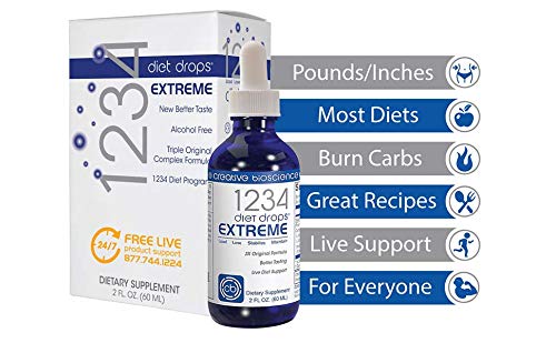 Creative Bioscience 1234 Diet Drops Extreme for Women & Men, Diet Drops for Weight - AB Mystery