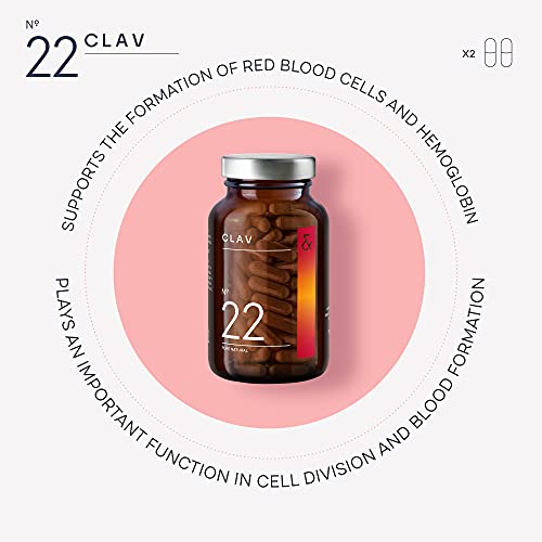 CLAV® Natural Hormone Balance for Women - PMS Relief with Siberian Rhubarb, Wild Yam & Vitex Berry - AB Mystery