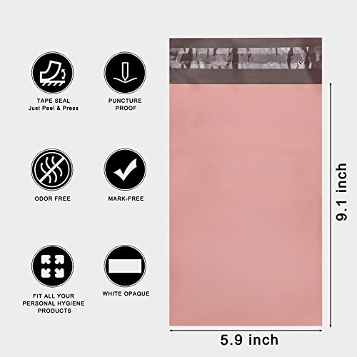 400 pcs Sanitary Napkin Disposal Bags, Feminine Personal Disposal Bags, Pink Feminine Hygiene Disposal - AB Mystery