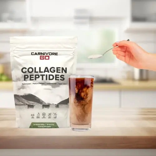 Carnivore Go Grass Fed Bovine Collagen Powder - 400g Hydrolysed Type 1 & 3 - AB Mystery