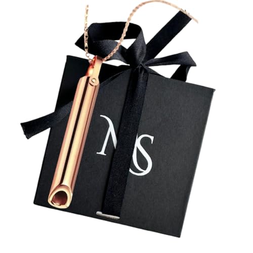 Mariscal Anxiety Breathing Necklace - Rose Gold Anti Anxiety Necklace Breathing for Women and Men - AB Mystery