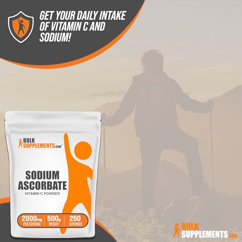 BulkSupplements.com Sodium Ascorbate Powder - Antioxidant Powder - Sodium Ascorbate - AB Mystery