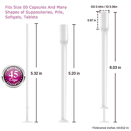 Nieteyrue 20-Packs Suppository Applicators for Women, Disposable, Individually Wrapped - AB Mystery