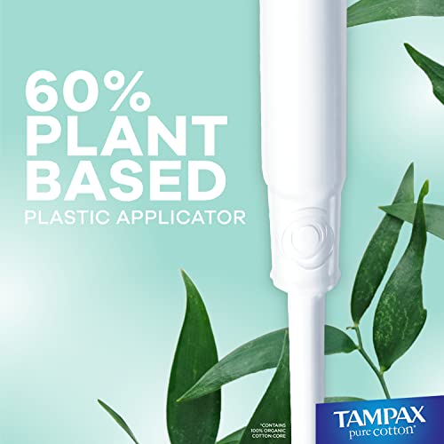 TAMPAX Pure 100% Organic Cotton Core Super Absorbency Tampons - 24 ct - AB Mystery