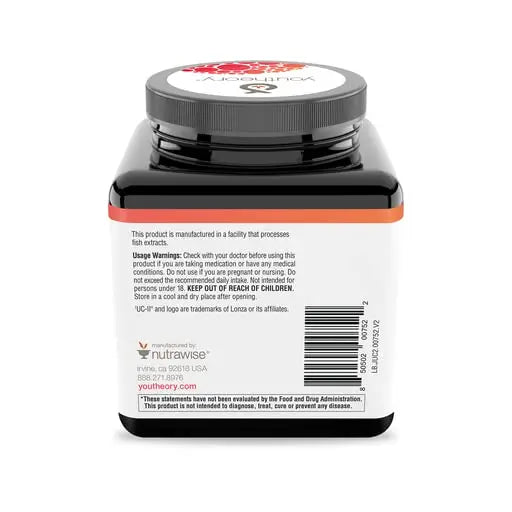 Youtheory Joint Complex with UC-II, 60 Count (1 Bottle) - AB Mystery