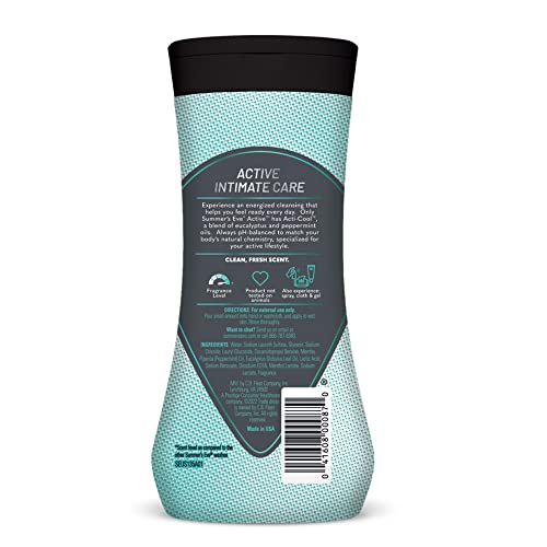 Summer's Eve Active Daily Performance All Over Feminine Body Wash, Feminine Wash pH Balanced - AB Mystery