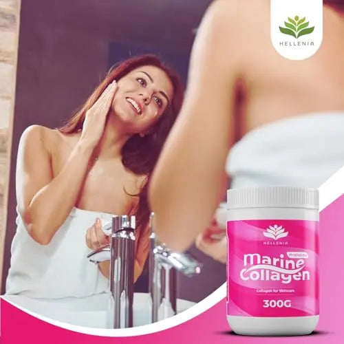 Pure Hydrolysed Marine Collagen Powder 300g | Berry Flavour | Type 1 and 3 - AB Mystery