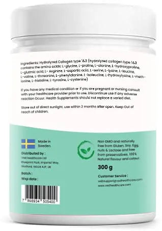 Collagen Peptides Powder Supplement, Support Joint, Bone, Skin, Muscles, Hair, Nail Growth - AB Mystery