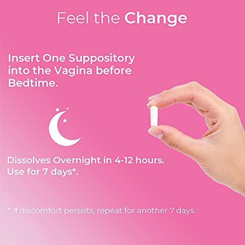 Natureland 40 Count, 600mg Boric Acid Vaginal Suppositories, Made in USA, Restore pH Balance - AB Mystery