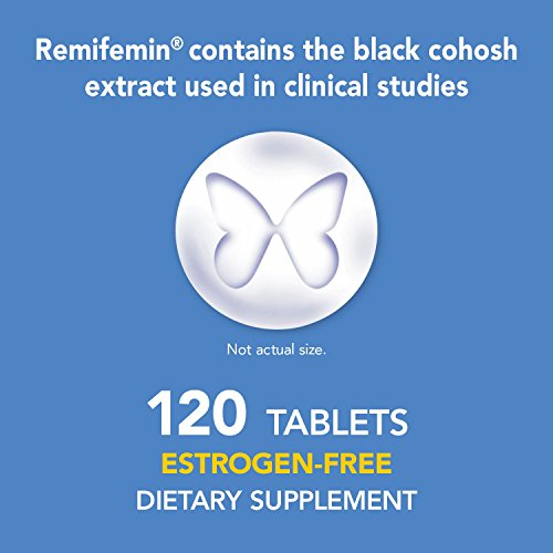 Enzymatic Therapy Remifemin Estrogen-Free Menopause Relief, 120 Tablets - AB Mystery