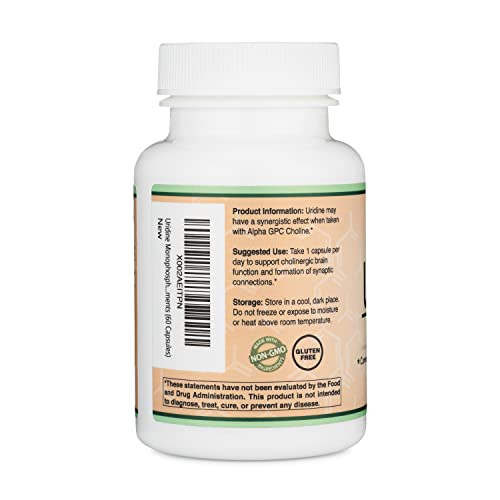 Uridine Monophosphate - Third Party Tested (Choline Enhancer, Beginner Nootropic) - AB Mystery
