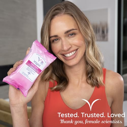 Vagisil Odor Block Daily Freshening Wipes for Feminine Hygiene in Resealable Pouch - AB Mystery