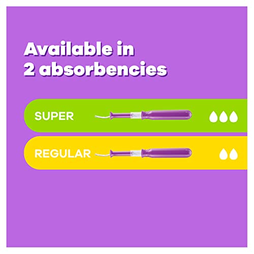 Tampax Pocket Radiant Compact Plastic Tampons, With LeakGuard Braid, Regular Absorbency - AB Mystery