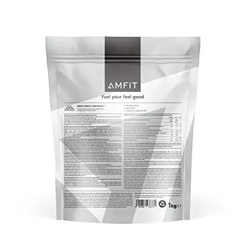 Amazon Brand - Amfit Nutrition Whey Protein Powder, White Chocolate Flavour, 33 Servings, 1 kg Amfit Nutrition