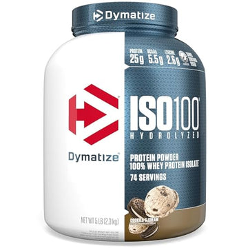 Dymatize ISO100 Hydrolyzed Protein Powder, 100% Whey Isolate Protein, 25g of Protein