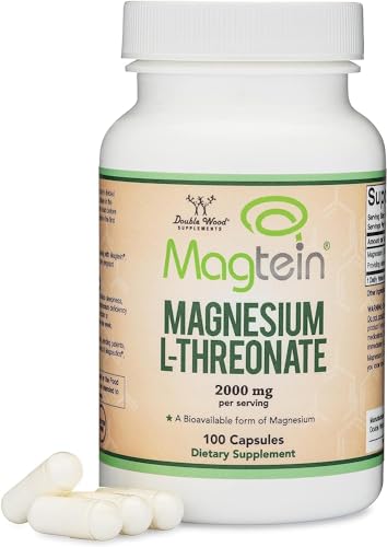Magnesium L Threonate Capsules (Magtein) – High Absorption Supplement – Bioavailable - AB Mystery