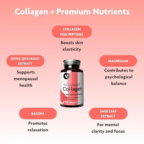 Premium Advanced Collagen Capsules for Menopause and Perimenopause – Collagen - AB Mystery