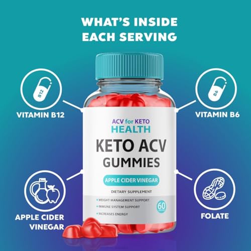 (3 Pack) ACV for Keto Health - Premium Apple Cider Vinegar Gummies – Natural Detox