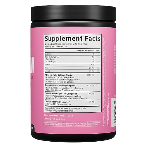 InnoSupps Inno Glow Collagen Blend Infusion for Beauty & Wellness (Strawberry Margarita) - AB Mystery