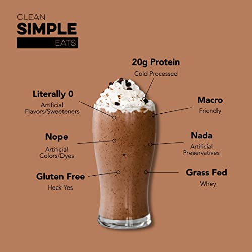 Clean Simple Eats Chocolate Brownie Batter Whey Protein Powder, Natural Sweetened - AB Mystery