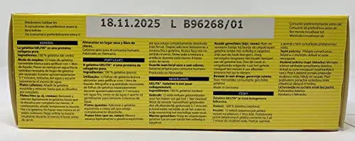 Gelita | Gold Leaf Gelatine | 500 Leaves | Allergen Free | Ideal for Thickening or jellification - AB Mystery