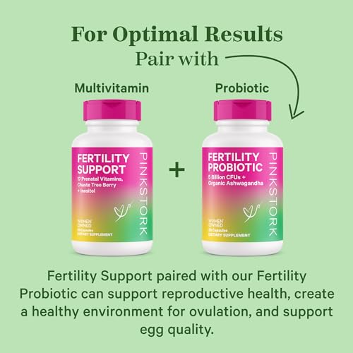 Pink Stork Fertility Supplements for Women - Support Ovulation, Conception Pink Stork