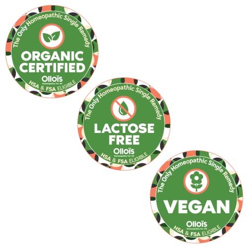 OLLOIS Allium Cepa 200ck Organic & Lactose-Free Homeopathic Medicine, 80 Pellets (Pack of 1) - AB Mystery