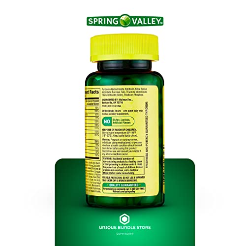 Spring Valley, Prenatal Multivitamin, Multimineral Tablets Dietary Supplement, Prenatals Unique Bundle Store