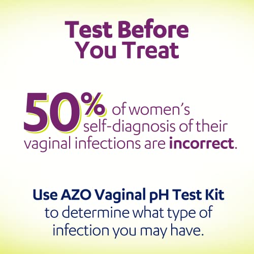 AZO Vaginal pH Test Kit, Clinically-Tested Vaginal Infection Test Kit, Fast & Accurate Results - AB Mystery
