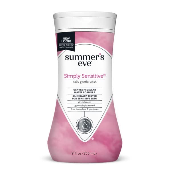 Summer's Eve Cleansing Wash, Simply Sensitive, 9 Fl Oz (Pack of 3) - AB Mystery