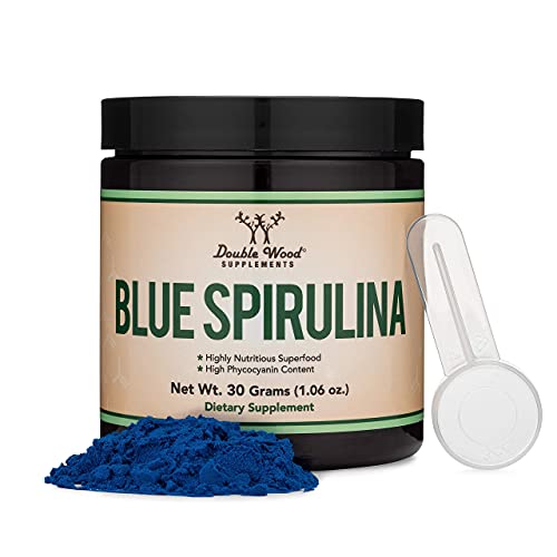 Blue Spirulina Powder - Maximum 35% Phycocyanin Content, Superfood Powder from Blue - AB Mystery
