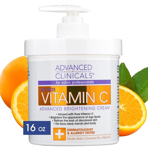 Advanced Clinicals Vitamin C Cream. Advanced Brightening Cream. Anti-aging cream - AB Mystery
