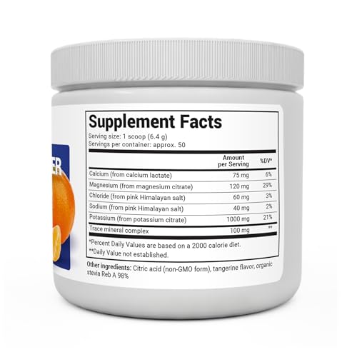 Dr. Berg Hydration Keto Electrolyte Powder - Enhanced w/ 1,000mg of Potassium - AB Mystery