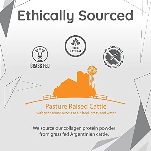 Pure Health Unflavored Collagen Powder Supplement 454g | 20g of Protein Per Serving - AB Mystery