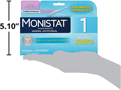 Monistat 1-Day Yeast Infection Treatment, Prefilled Applicator, 1 ea - AB Mystery
