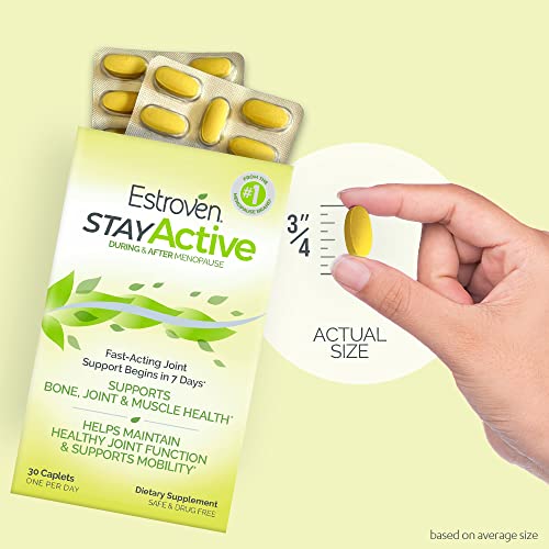 Estroven Stay Active, Fast-Acting Joint Support in Less Than 7 Days for During and After Menopause - AB Mystery