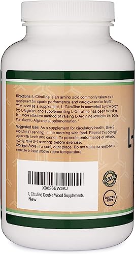L Citrulline Capsules 1,200mg Per Serving, 210 Count (L-Citrulline Increases Levels - AB Mystery