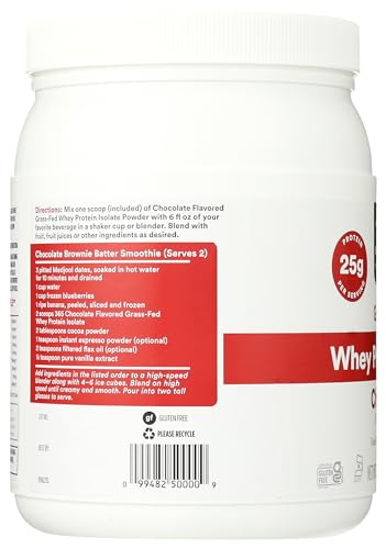 365 by Whole Foods Market, Chocolate Whey Protein Isolate, 16.9 Ounce - AB Mystery
